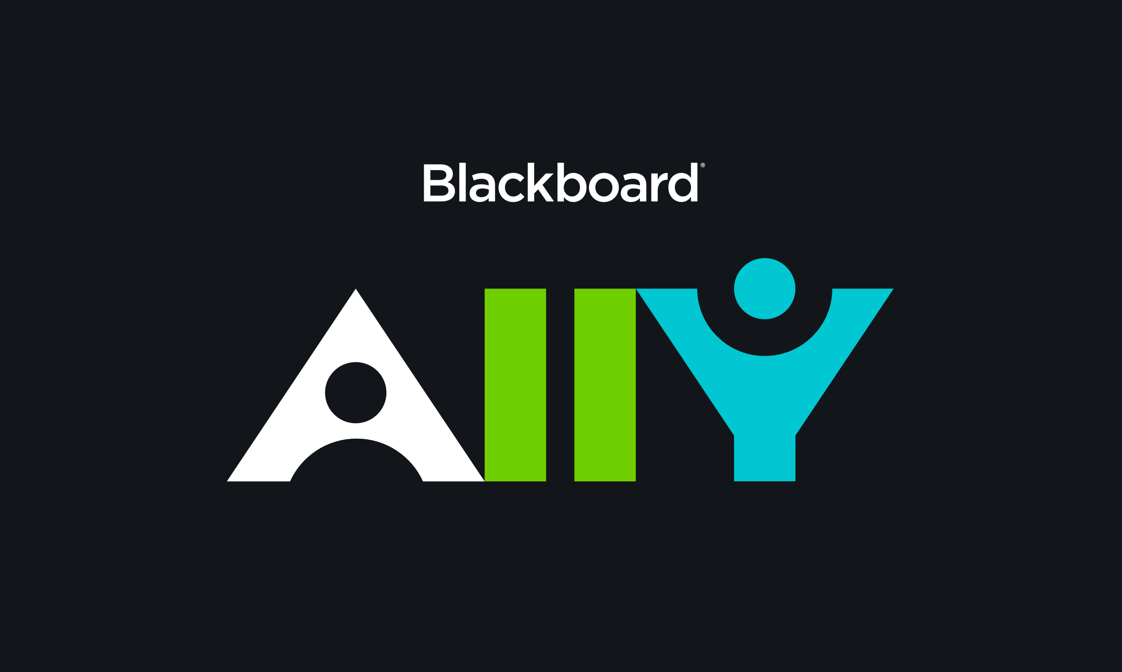 Blackboard Ally on black background